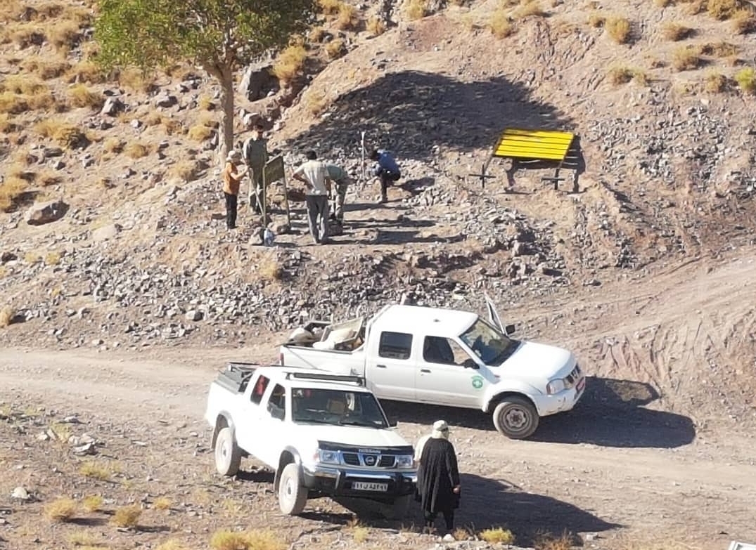 Constructing water hole for Asiatic black bears Iran_N Ahmadi